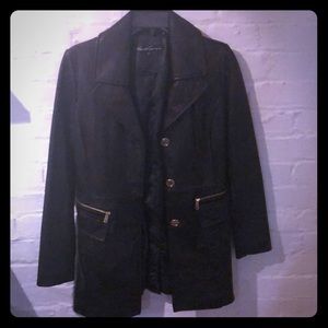 Beautiful leather coat.  Worn once.